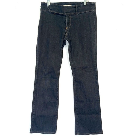 GAP Pants - Gap Jeans Stretch Black‎ Flare legs women's junior's sz 8